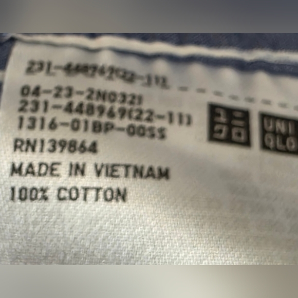 Short Sleeve Blue and White Striped Summer Shirt Lg - Picture 7 of 8